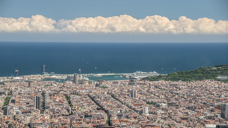 Nubes en Barcelona